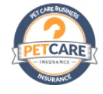 Pet Care Business Insurance logo badge, indicating professional coverage for pet service providers